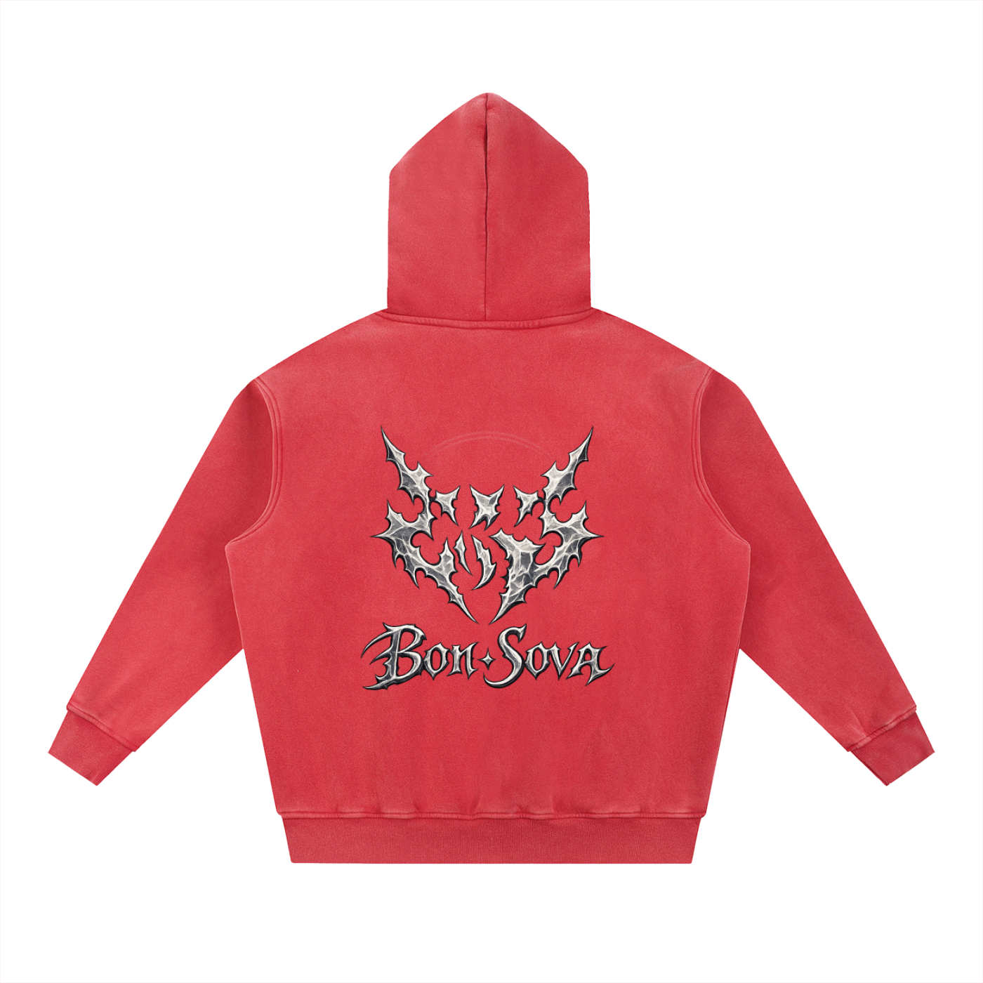 Red Oversized Hoodie