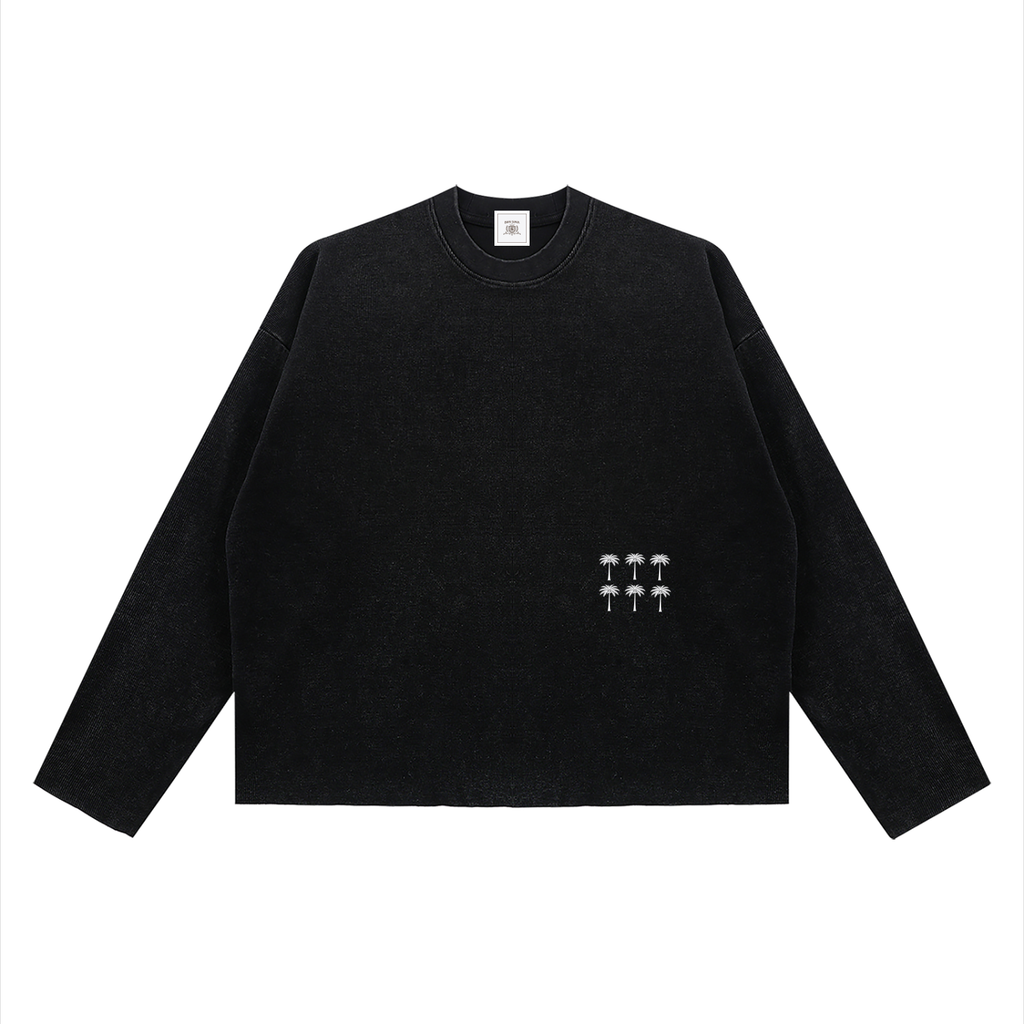 6 Palms Boxy Waffle Long Sleeve
