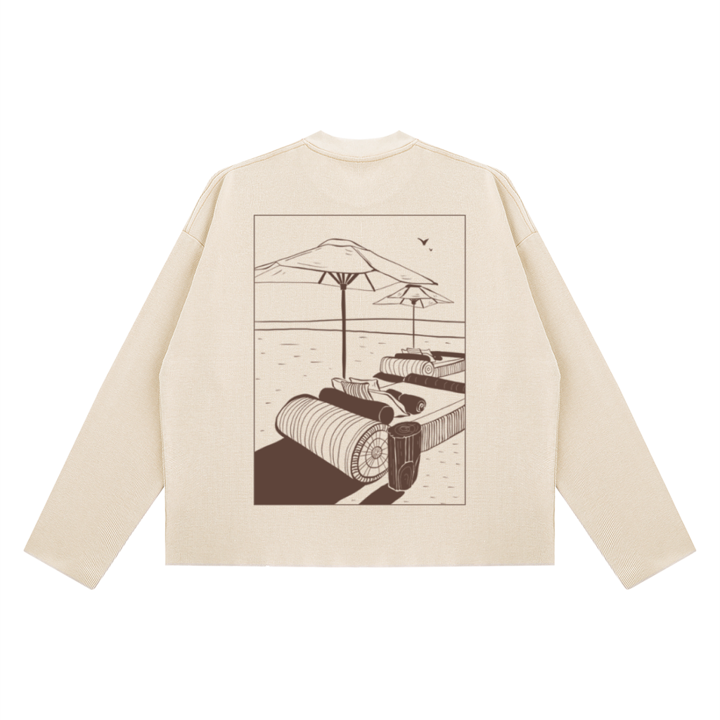 Coco Cabana Boxy Waffle Long Sleeve