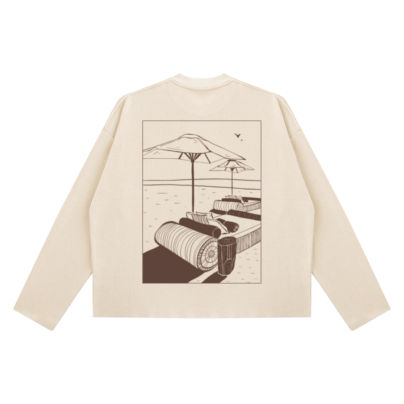 Coco Cabana Boxy Waffle Long Sleeve