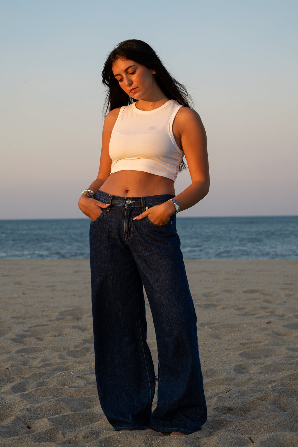 Bon Sova Cropped Crewneck Tank Top | Women