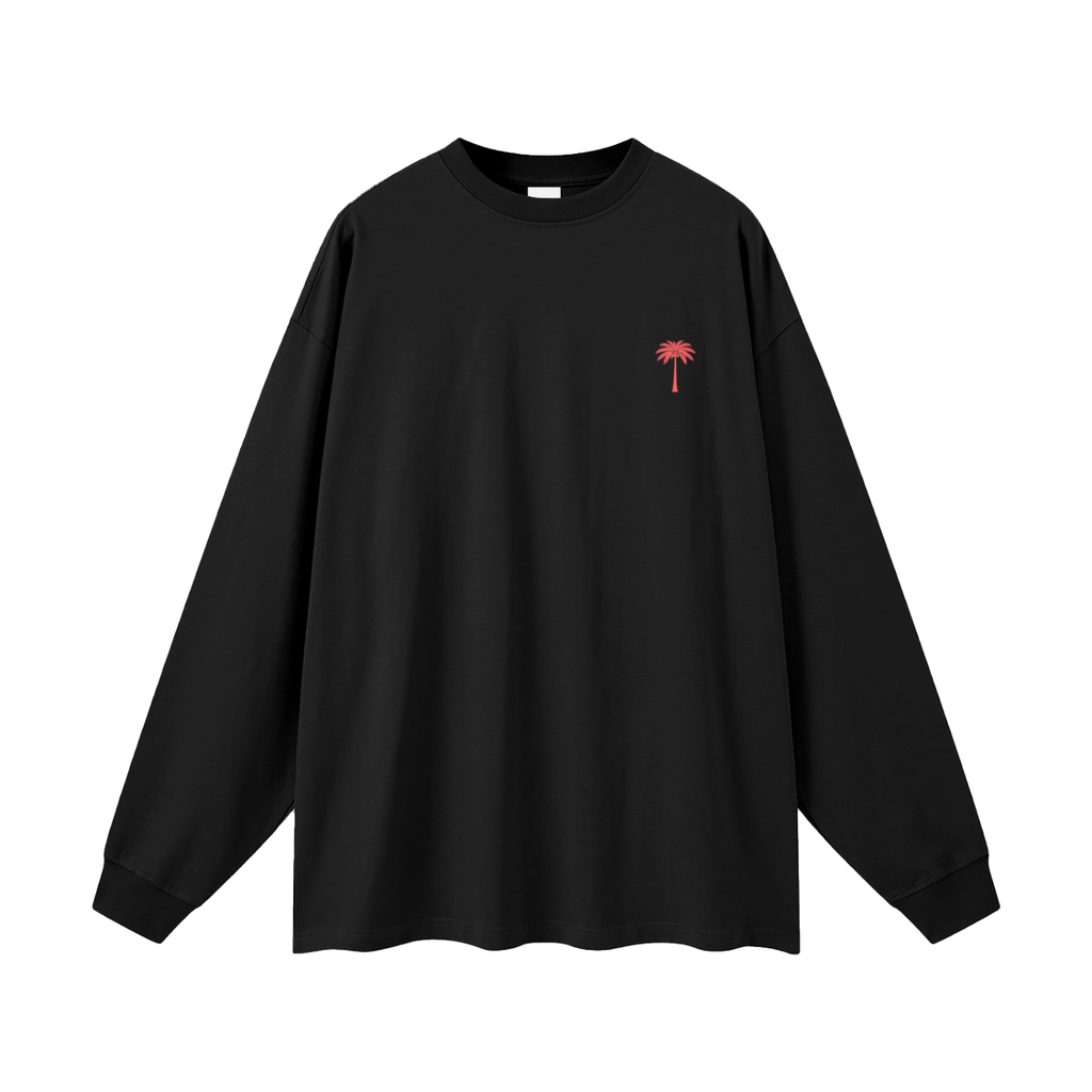 Cherry Oversized Long Sleeve T-Shirt