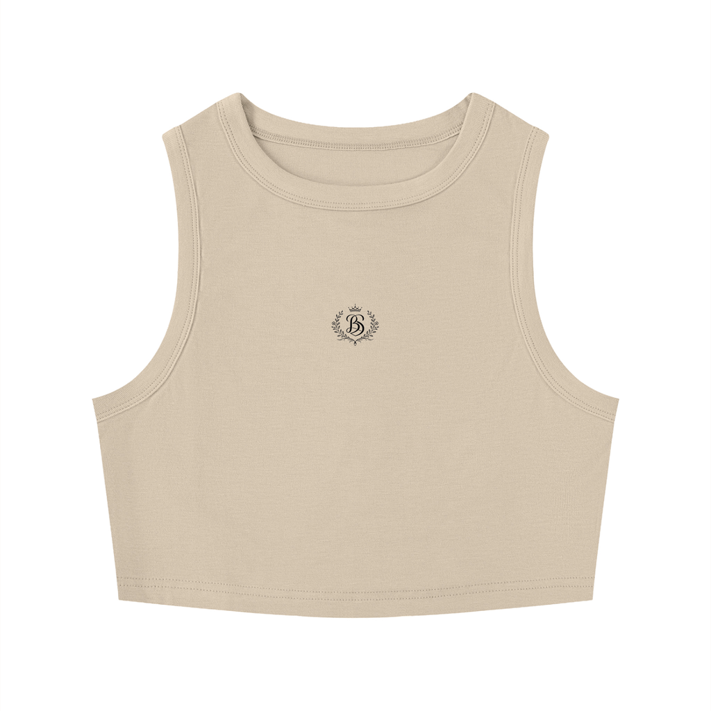 Cropped Crewneck Tank Top | Women