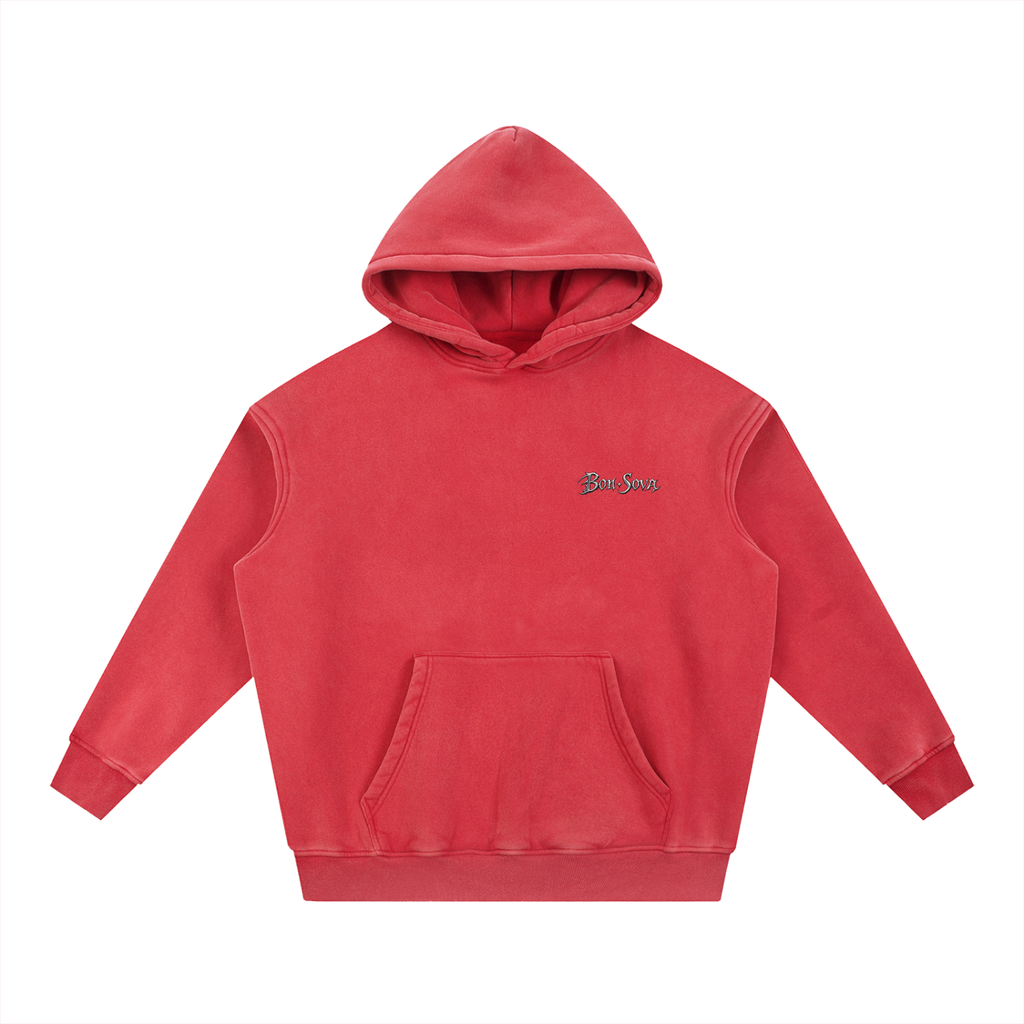 Red Oversized Hoodie